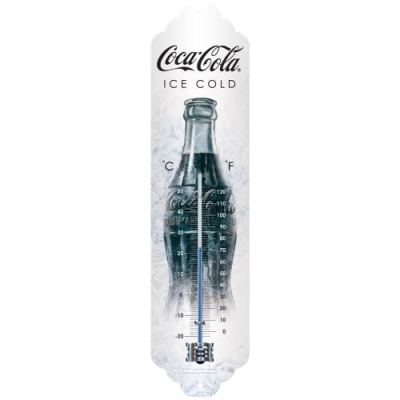 Coca Cola Butelka Ice Cold Retro Termometr